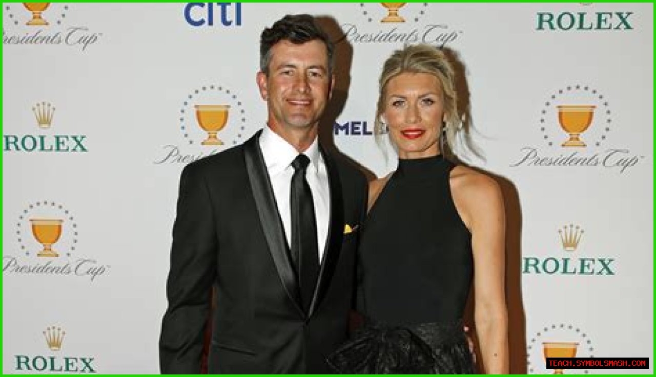  Adam Scott’s wife Marie Kojzar 