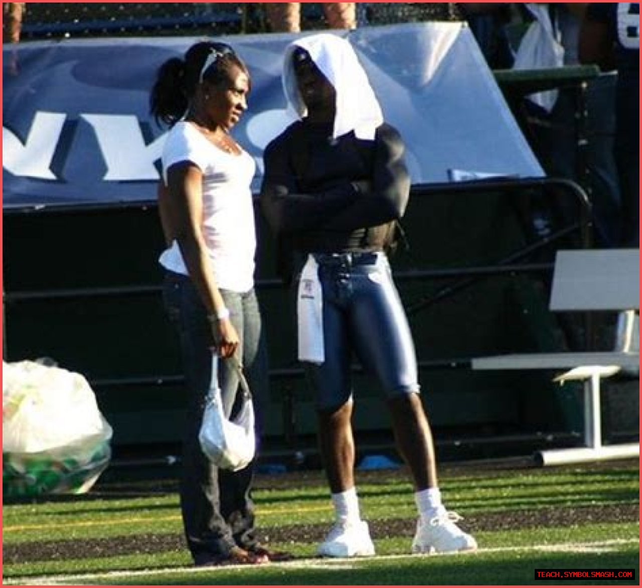  Deion Branch’s wife Shola Branch 